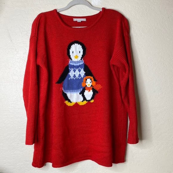 Penguin winter sweater - Picture 2 of 3